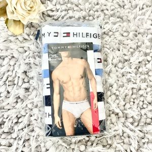 🆕NWT TOMMY HILFIGER 4PK CLASSIC BRIEF 100% cotton Logo on band functional fly